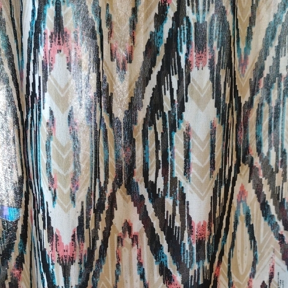 Brown and Cream Pleated Midi Skirt for Cocktail Events - Picture 11 of 13